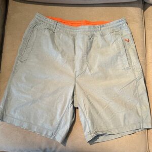 Birddogs Light Blue Shorts with Orange Trim